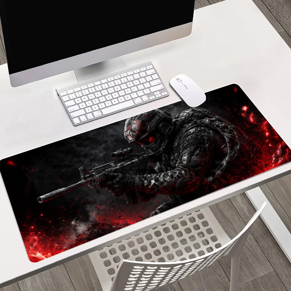 Soldier Mouse Pads Pc Accessor - Desk Room Setup ulasan dan harga