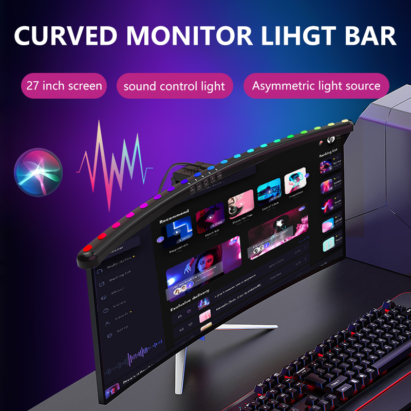 RGB Light Bar Monitor Smart Wi - Desk Room Setup ulasan dan harga