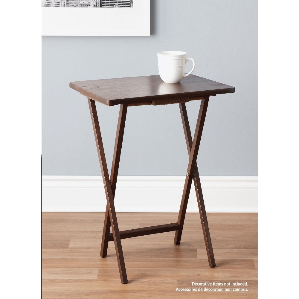 Rubberwood Folding TV Tray Tab - Desk Setup Desk ulasan dan harga
