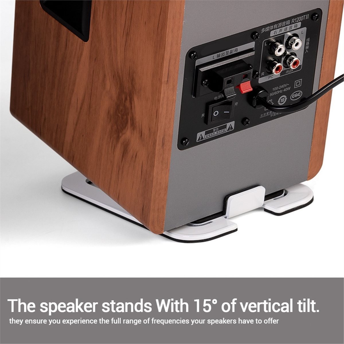 2pcs Desktop Speaker Stands fo - Speaker Desk Setup ulasan dan harga