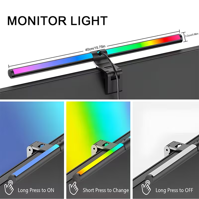 LED Monitor Light Bar 30cm 40c - Setup Desk Monitor ulasan dan harga
