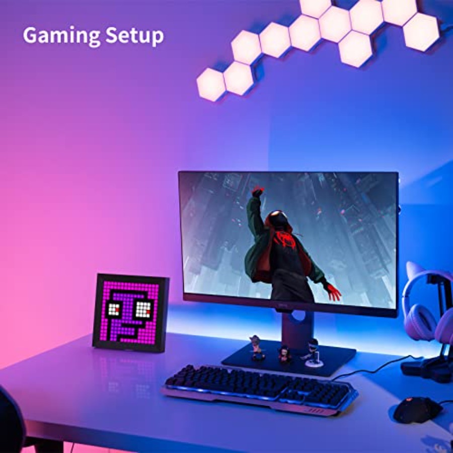 LED Light Pixel Display Panel  - Desk Room Setup ulasan dan harga