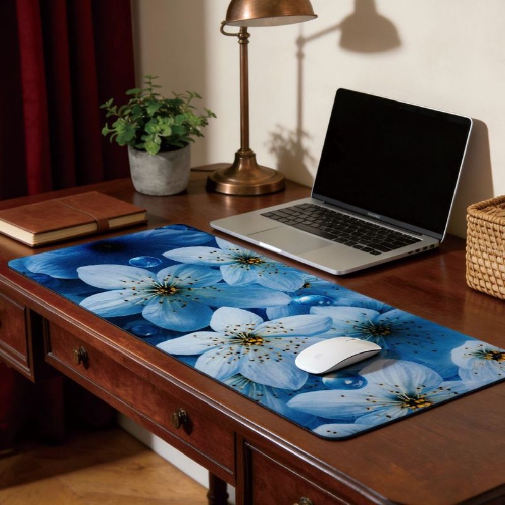 Aesthetic table mat with exqui - Desk Setup Designer ulasan dan harga