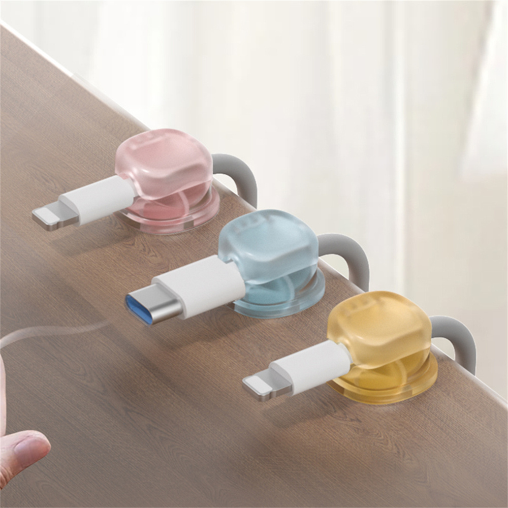 3 Transparent Color Magnetic C - Desk Setup Organization ulasan dan harga