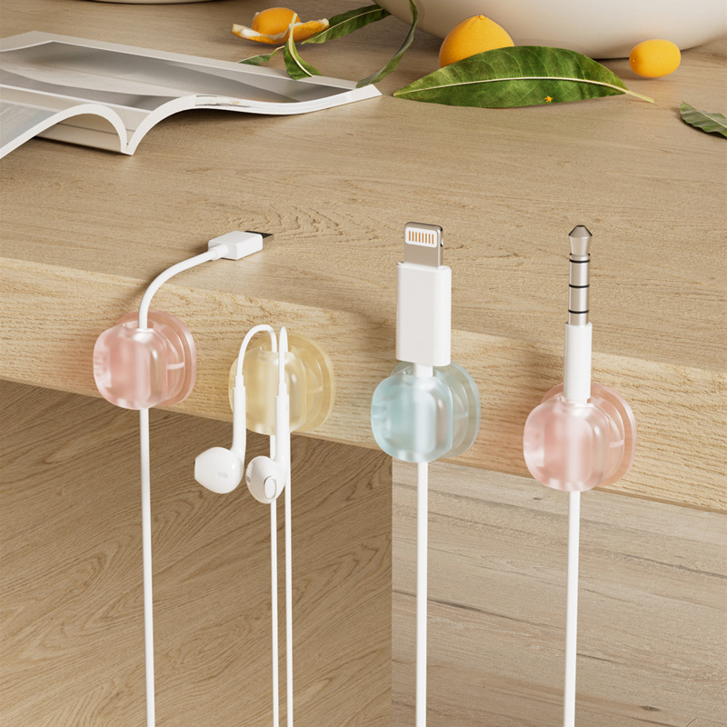 3 Transparent Color Magnetic C - Desk Setup Organization ulasan dan harga