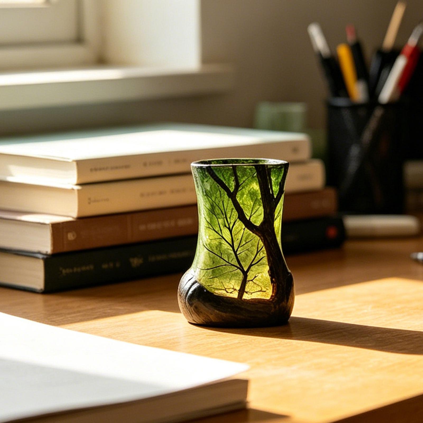 Bedside Table Lamp Forest Nigh - Desk Setup Desk ulasan dan harga