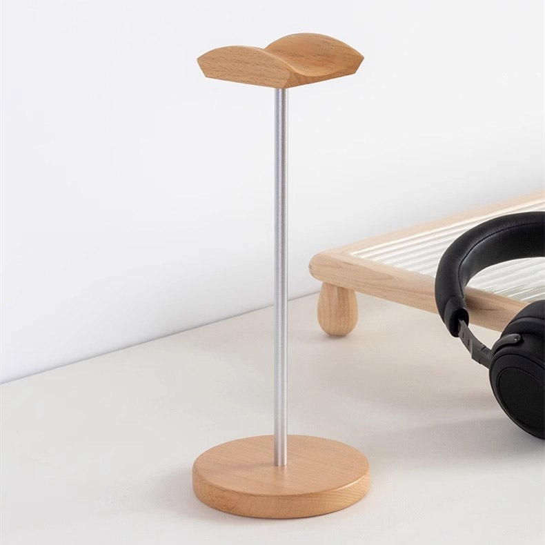 Black Walnut Wood & Aluminum H - Desk Setup Desk ulasan dan harga