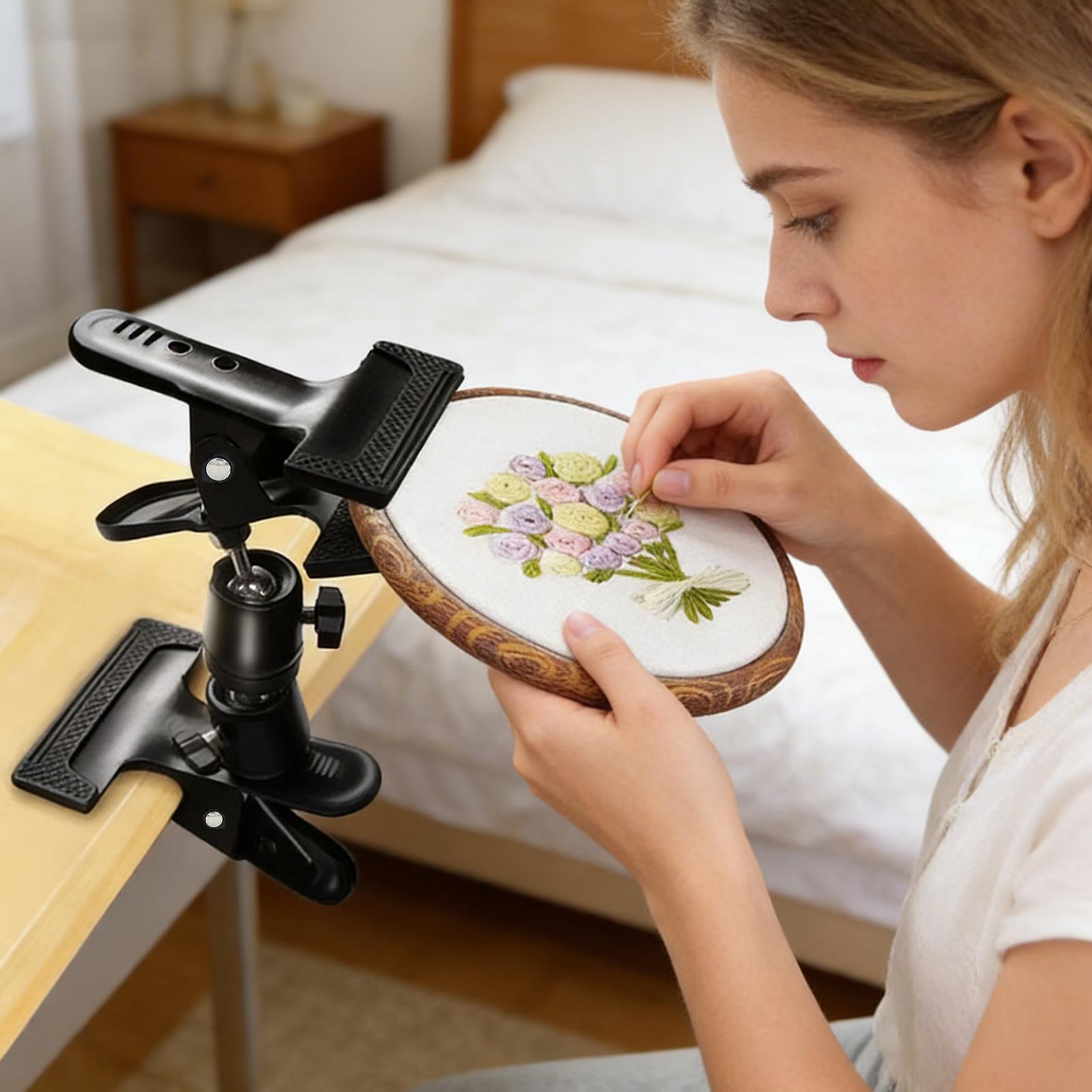 Embroidery Holder Heavy Duty A - Desk Setup Desk ulasan dan harga