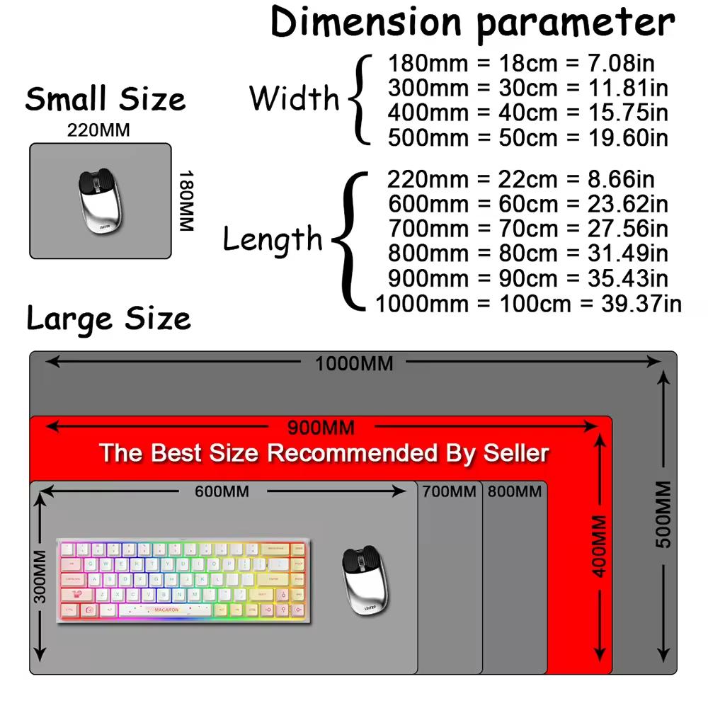 New Design E-Sports Mouse Pad  - Desk Setup Designer ulasan dan harga