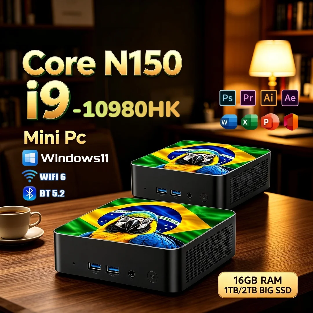 Mini PC I9‑10980HK Core N150 1 - Desk Setup In Office ulasan dan harga