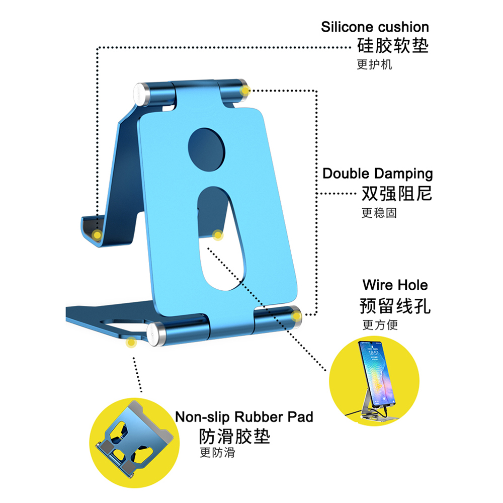 Phone Holder Stand for iPhone  - Xiaomi Desk Setup ulasan dan harga