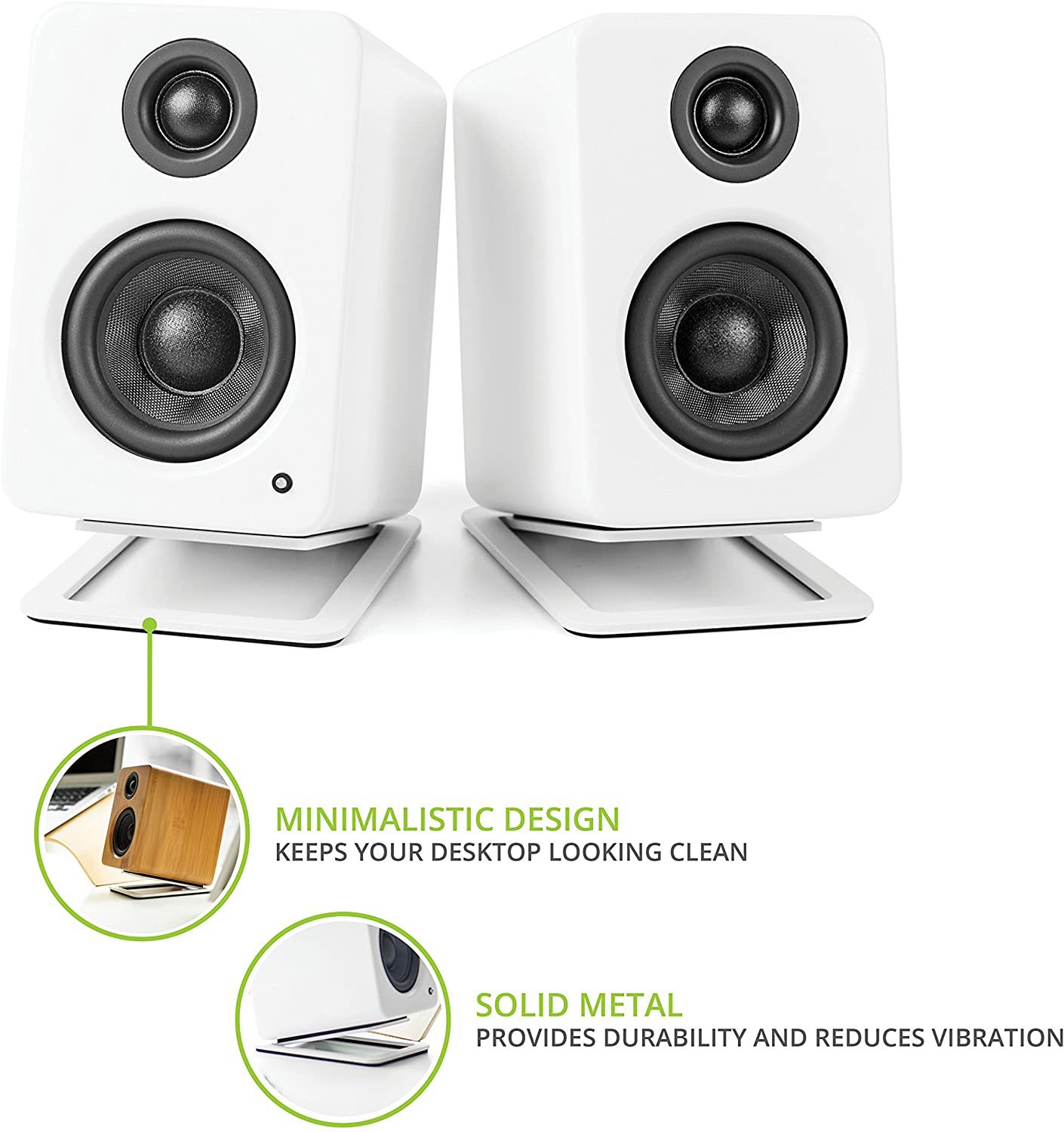 2pcs Desktop Speaker Stands fo - Speaker Desk Setup ulasan dan harga
