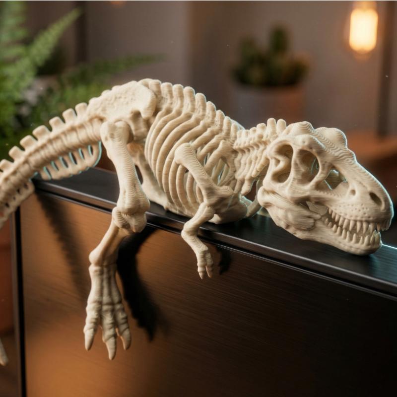Sleeping Tyrannosaurus Rex Mon - Setup Desk Monitor ulasan dan harga