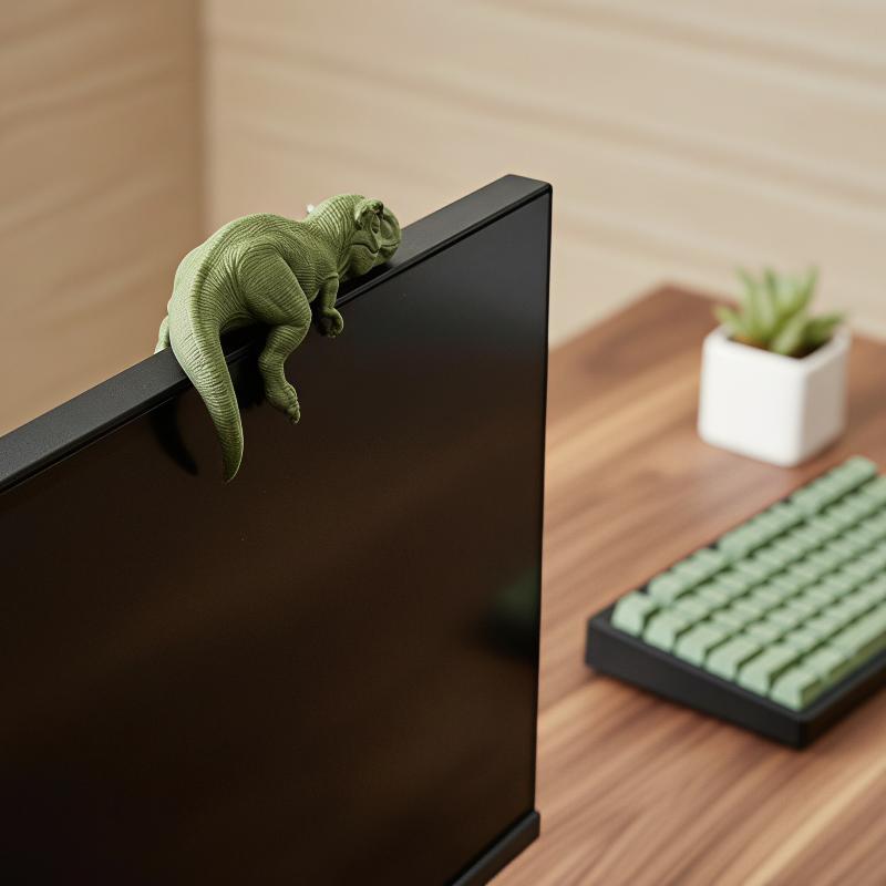 Sleeping Tyrannosaurus Rex Mon - Setup Desk Monitor ulasan dan harga