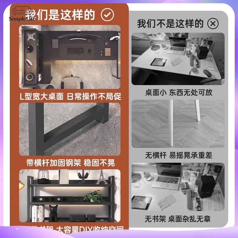 Corner Gaming Desk Computer De - Desk Room Setup ulasan dan harga