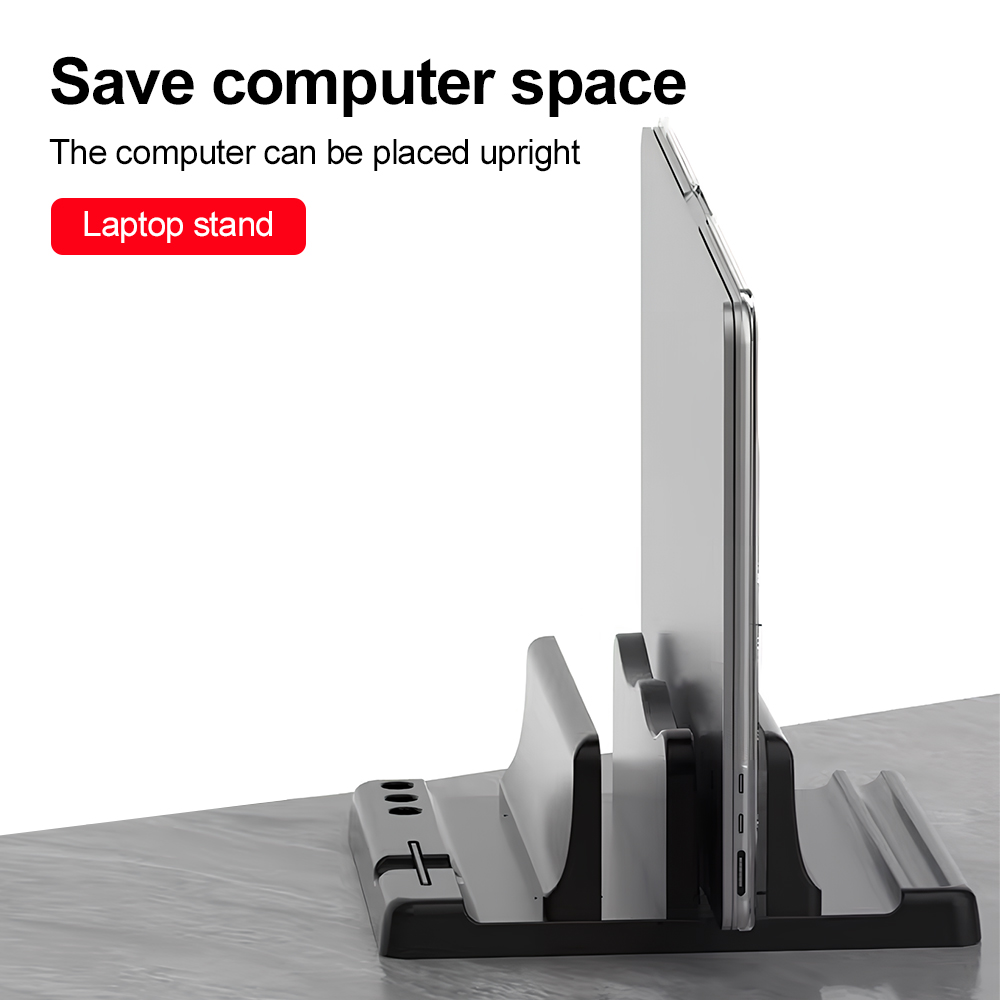 Office ABS  Laptop Stand Verti - Desk Setup Organization ulasan dan harga