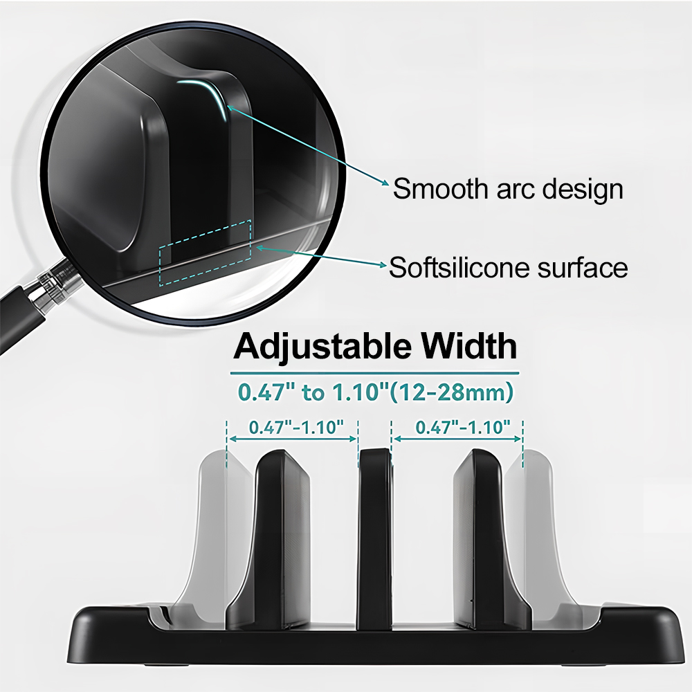 Office ABS  Laptop Stand Verti - Desk Setup Organization ulasan dan harga