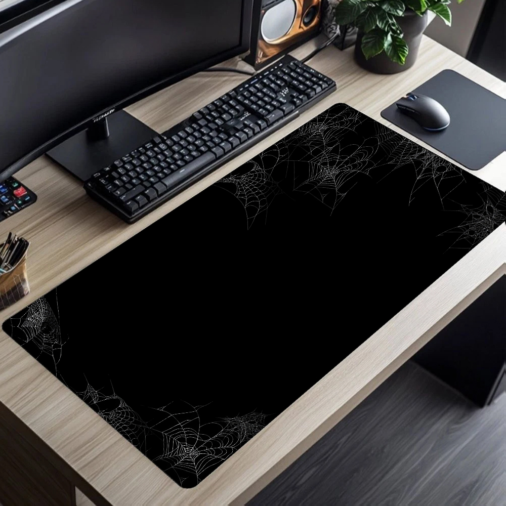 Abstract Black White Mouse Pad - Desk Setup Designer ulasan dan harga