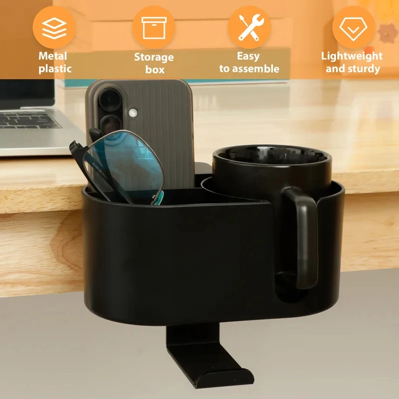 4 in 1 Desk Cup Holder Headpho - Desk Setup Organization ulasan dan harga