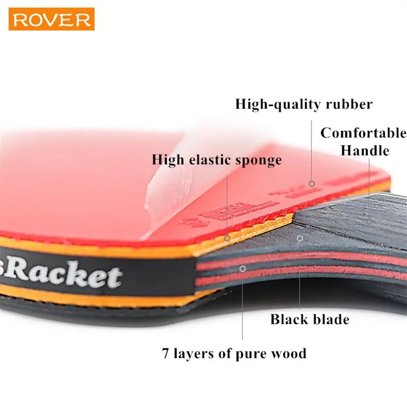 5/6 Star Table Tennis Racket 2 - Desk Setup Tips ulasan dan harga