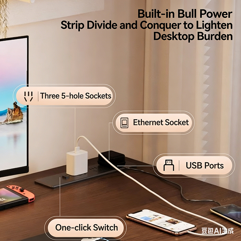 Modern Iron Dual Motor Electri - Desk Setup Designer ulasan dan harga