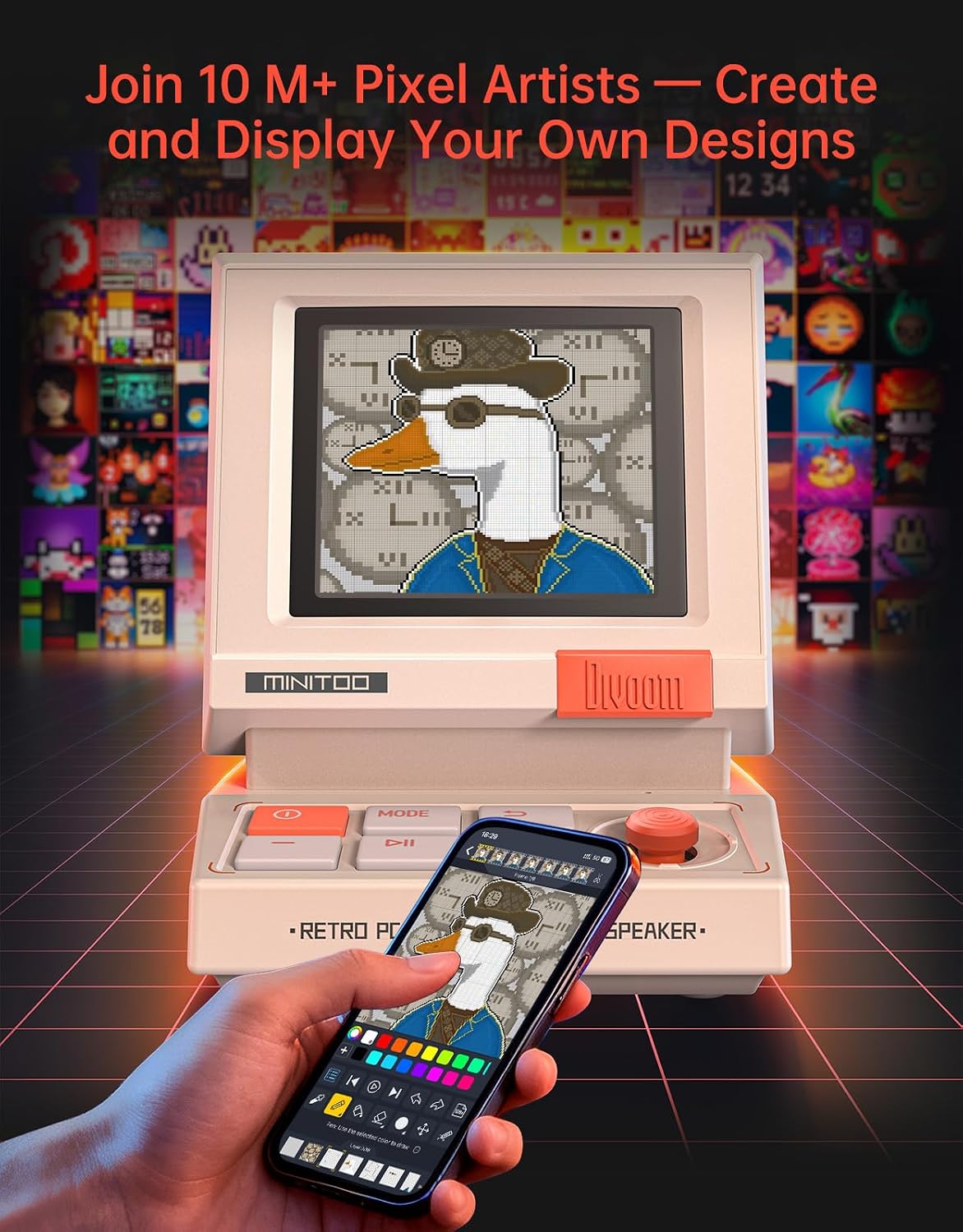 Retro PC-Style Mini Speaker wi - Speaker Desk Setup ulasan dan harga