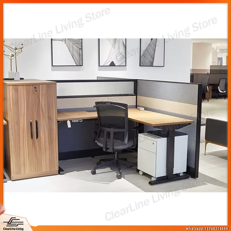L Shaped Electric Height Adjus - Desk Setup Designer ulasan dan harga