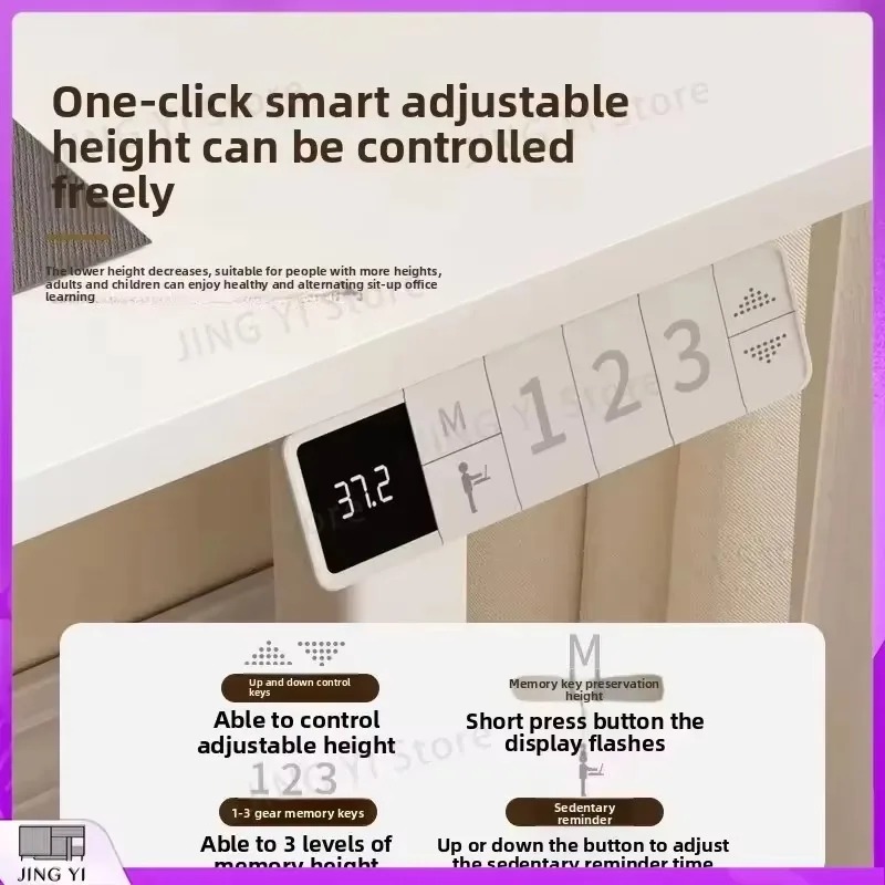 Electric Height Adjustable Sta - Desk Setup In Office ulasan dan harga