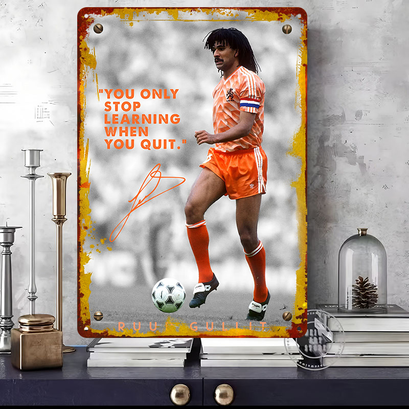 Ruud Gullit Football Player Wa - Desk Room Setup ulasan dan harga