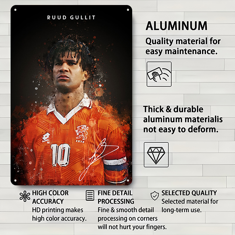 Ruud Gullit Football Player Wa - Desk Room Setup ulasan dan harga