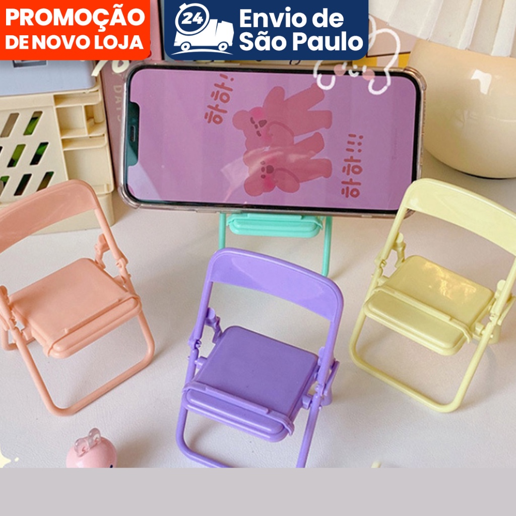 Cute Chair Phone Holder Stand  - Desk Setup Organization ulasan dan harga