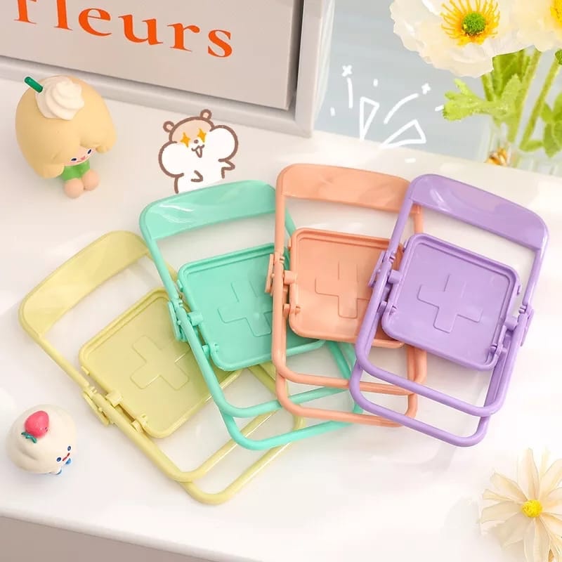 Cute Chair Phone Holder Stand  - Desk Setup Organization ulasan dan harga