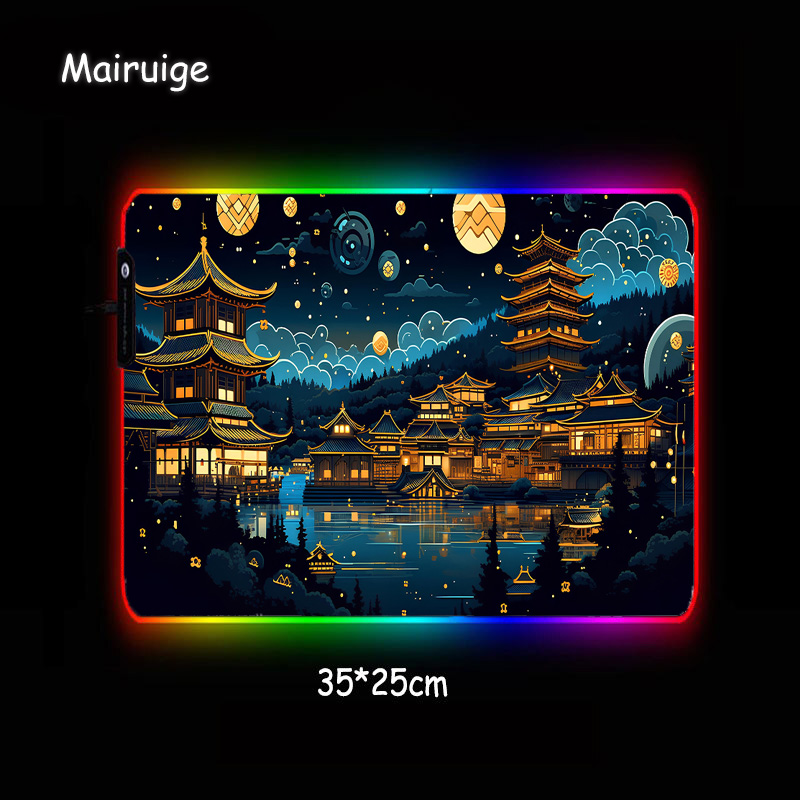 Chinese Architecture At Night  - Desk Setup At Office ulasan dan harga
