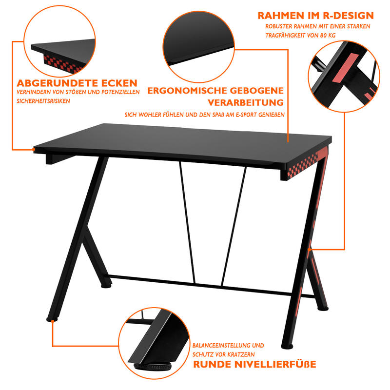 Modern Ergonomic Computer Desk - Desk Setup Designer ulasan dan harga