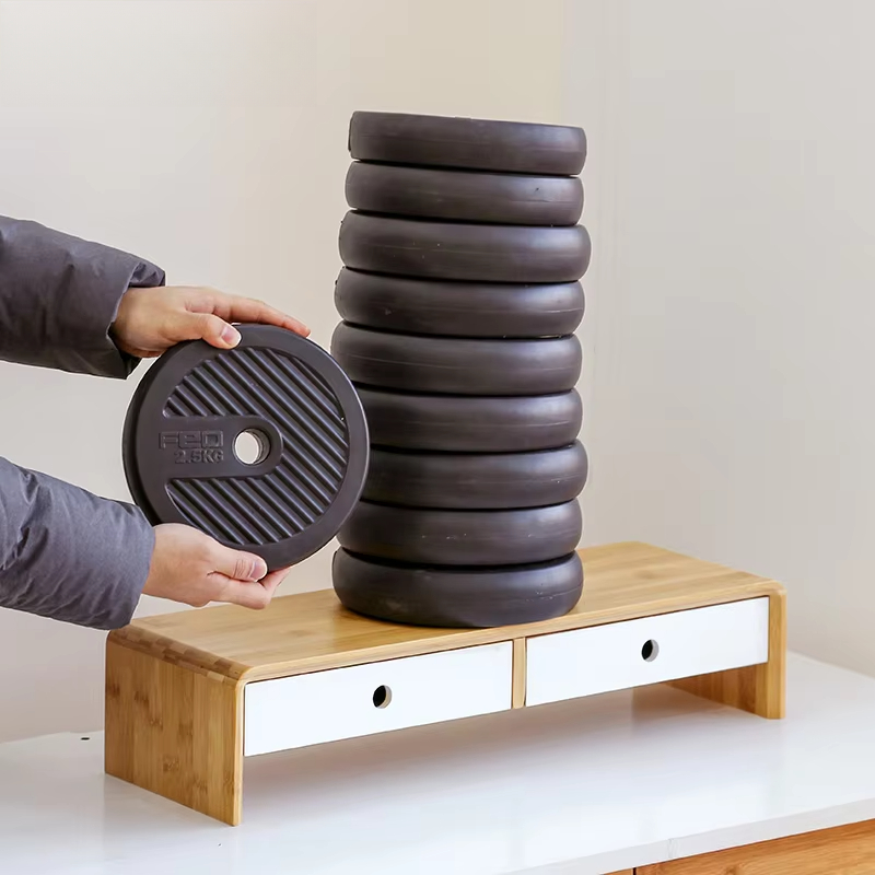 Bamboo Laptop Monitor Riser Ec - Desk Room Setup ulasan dan harga