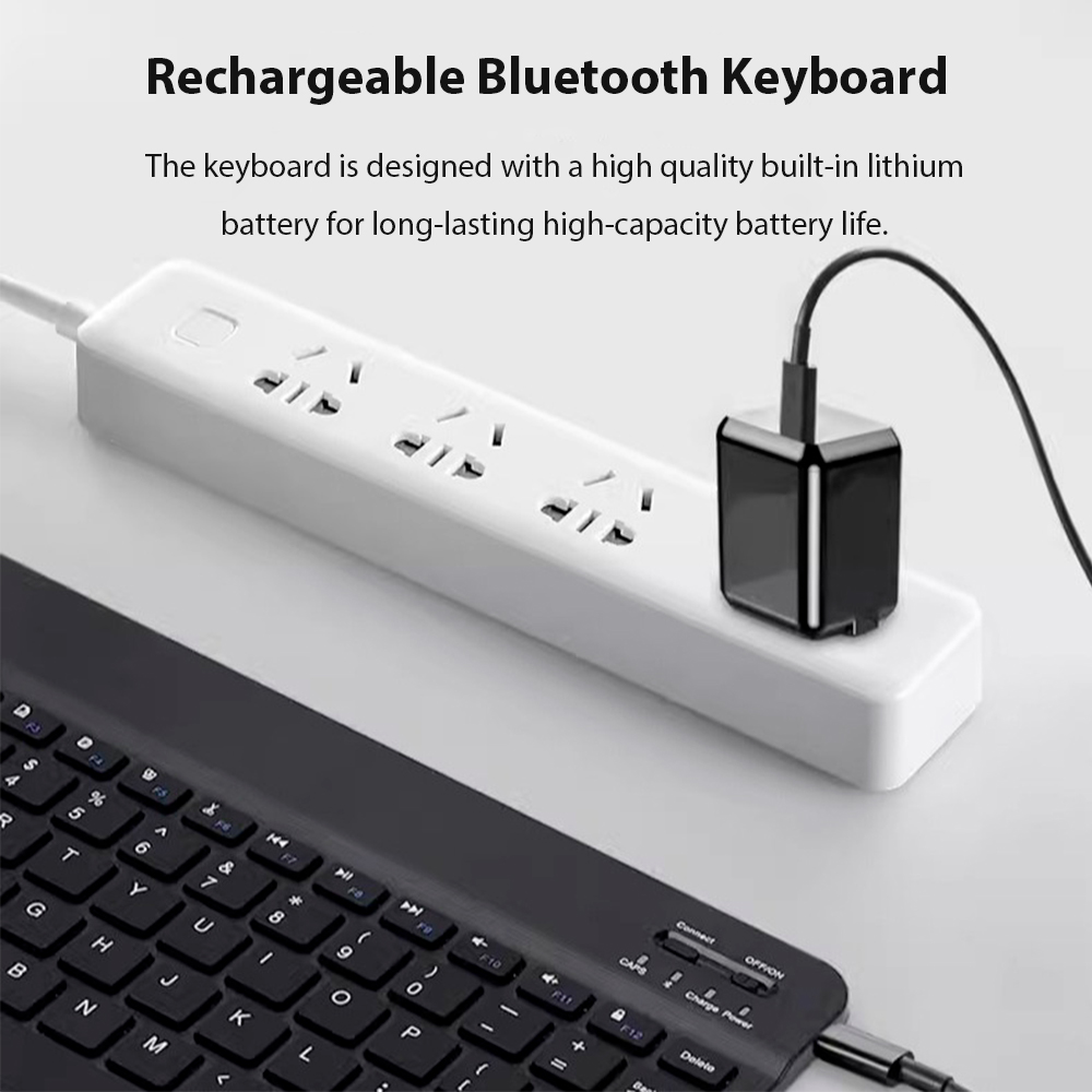 Bluetooth Wireless Keyboard Fo - Desk Setup Ipad ulasan dan harga