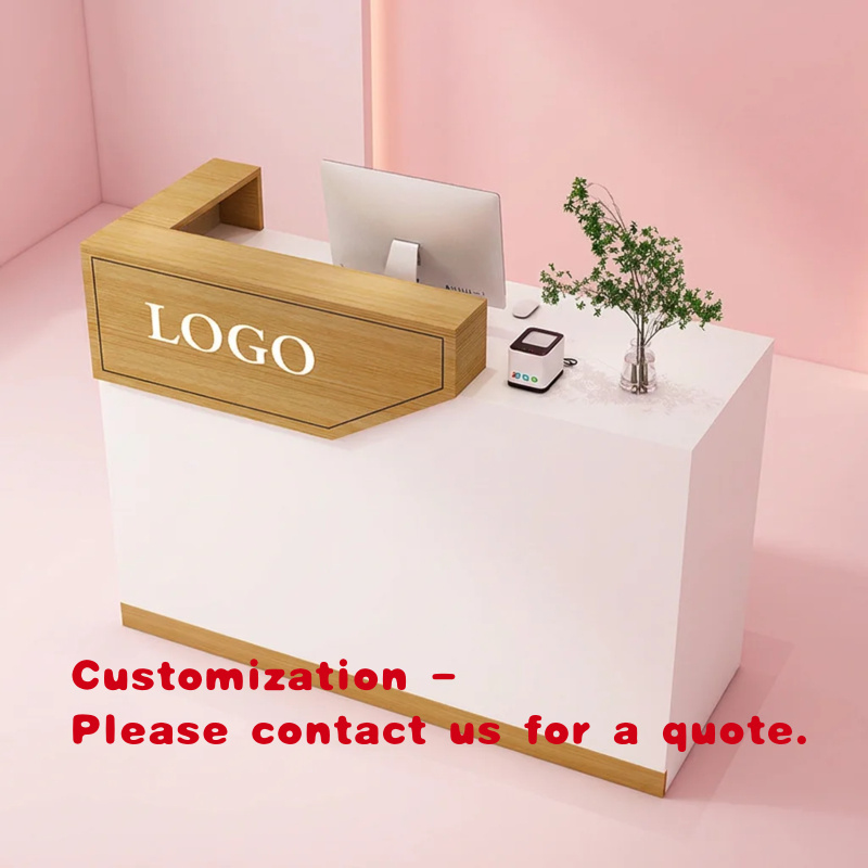 custom.Wooden Hotel Reception  - Desk Setup Desk ulasan dan harga