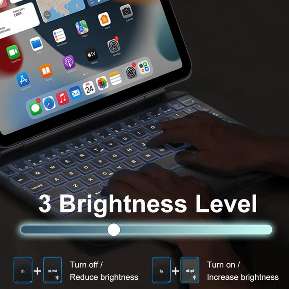 Magic Keyboard Touch Case for  - Desk Setup Ipad ulasan dan harga