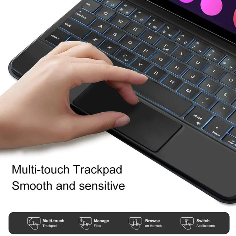 Magic Keyboard Touch Case for  - Desk Setup Ipad ulasan dan harga